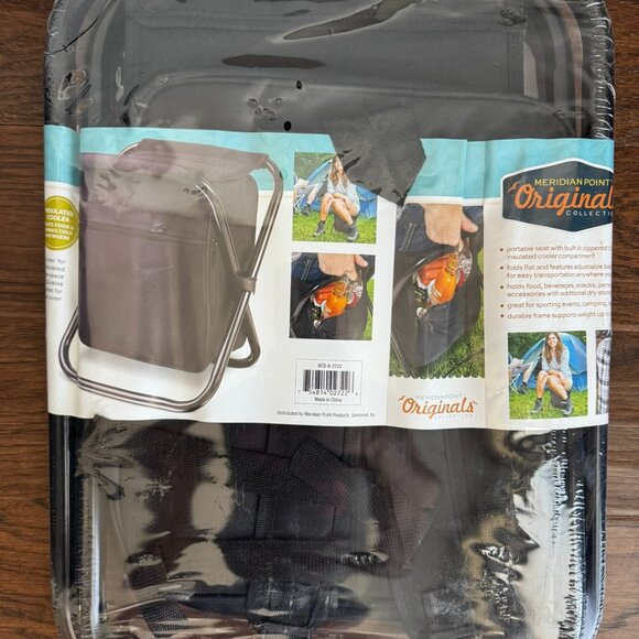 Backpack Cooler Chair - Portable Folding Seat - Picture 1 of 1